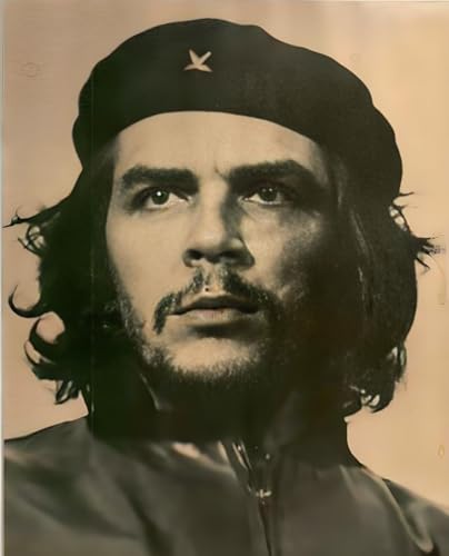 Womeet Statue Che Guevara Buste Che Guevara Sculpture Che Guevara Impression 3D Modèle Blanc Che Guevara Figurines Che Guevara, Cadeau Décoration Bureau 10 cm – vue 7