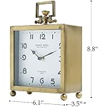NIKKY HOME Gold Table Clock