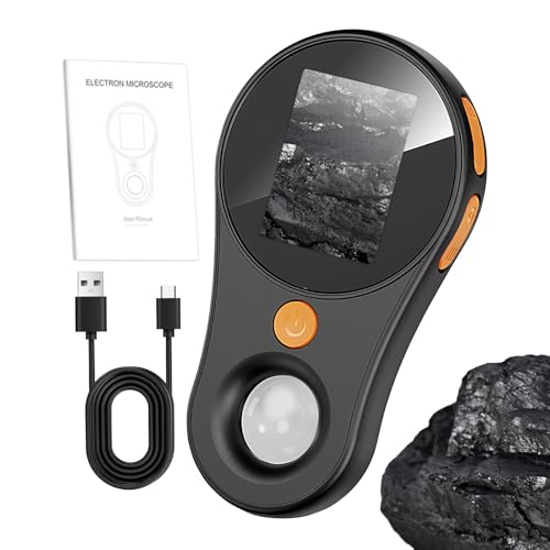 Loupe à main portable zoom 500X avec capteur 200W pour philatélie et botanique