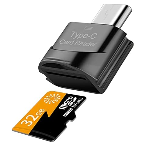 TF/SD Card Reader, USB-C to Micro SD SDXC SDHC OTG USB Memory Adapter TF Type C Memory Card Reader for Galaxy, Huawei, Tablets, PC, Laptop, MacBook Cover