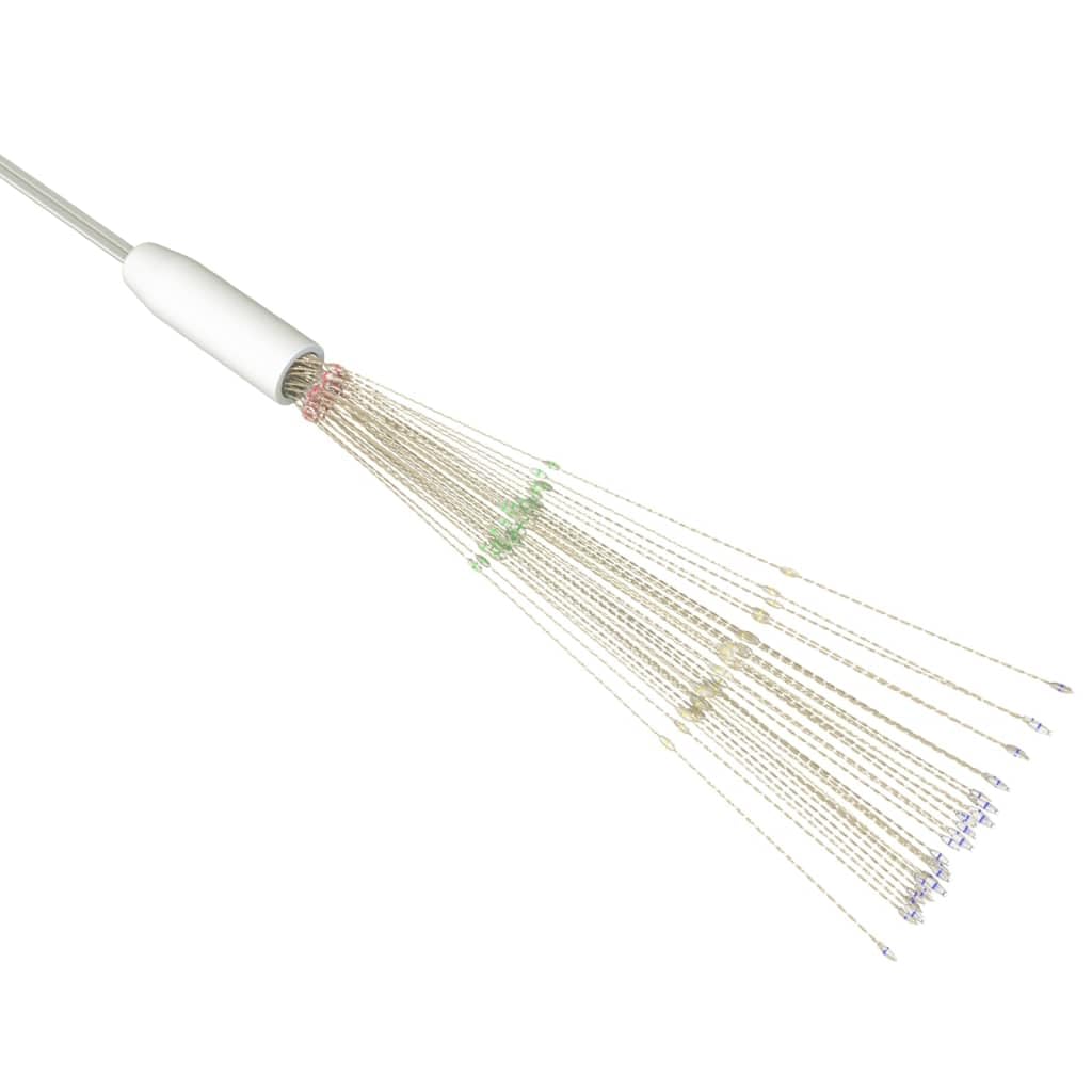 kleine lichterkette,mini lichterkette mit timer,klei,Feuerwerk-Lichter 10 Stk. Weihnachtsdeko Bunt 20cm 1400LEDsGeeignet für Patio, Schlafzimmer, Wohnzimmer, Weihnachten