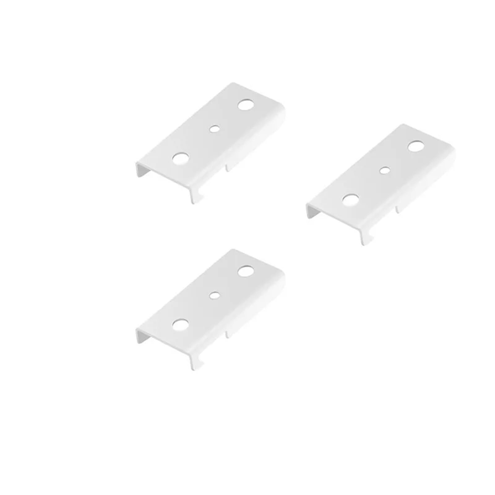 Curtain Rail Track Pulley, Curtain Rail Track Pulley Ceiling Accessories Bendable Set(3pcs Ceiling Bracket)