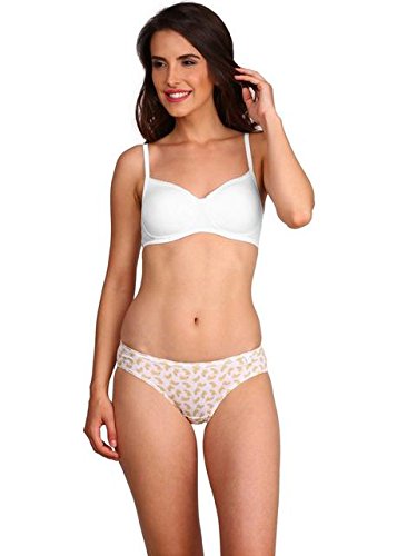Image of Jockey Womens Padded Non Wired T-shirt Bra (White 34)