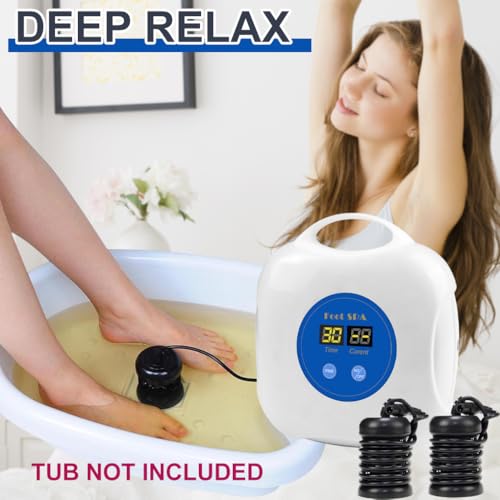 Bañera de pies detox con temporizador y pantalla LCD miniatura 3