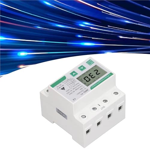 Protector de voltaje trifásico 400V para riel DIN dispositivo autorearmable de 80A CA 2