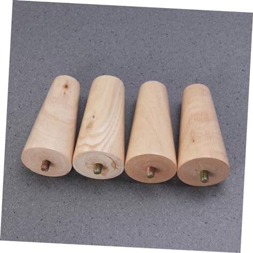 Patas de escritorio HEMOTON de madera de bambú, 4 unidades 7