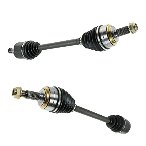 Image of TRQ Front Driver and Passenger Side CV Axle Assembly Set 2 Piece Compatible with 2007-2010 Honda Odyssey 2006-2014 Ridgeline