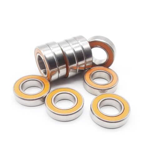 DUKUTS S6800 2OS Bearing 10x19x5 mm CB ABEC7 Stainless Steel Hybrid Ceramic Bearing Ocean Fishing Reels 683 Ball Bearings S6800C(6PC)