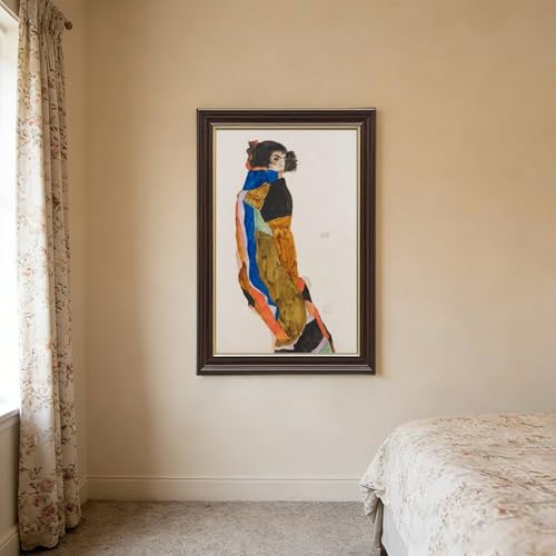 Impression sur toile Egon Schiele Moa - Décoration murale d'exception avec cadre - 3