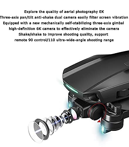 XYSQWZ GPS-Positionierung Vermeiden Sie Finstere Drohnen-Aerobic 6K Hd Professional GroßE 5000 Meter DREI-Achsen-Cloud… – Bild 4