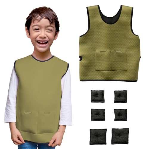 Weighted Vest for Kids | Sensory Compression Vest for Autism & AD...