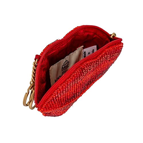 Mary Frances Womens Mary Frances Beaded Coin Purse-Key Fobs (Xoxo) Handbag, Multi, One Size Us #TOP4