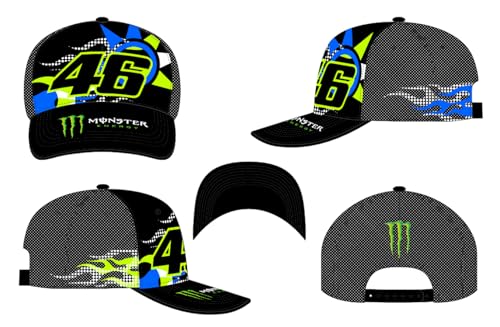 Valentino Rossi Cap VR46 Monster Dual,Man,Black,One Size