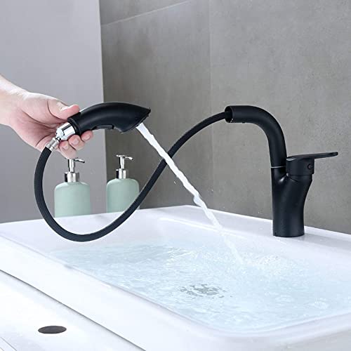 Mitigeur d'évier flexible en laiton avec douchette extractible - 6