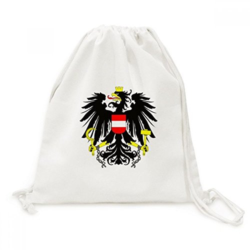 Sac de voyage Autriche en toile imprimée avec fermeture cordon