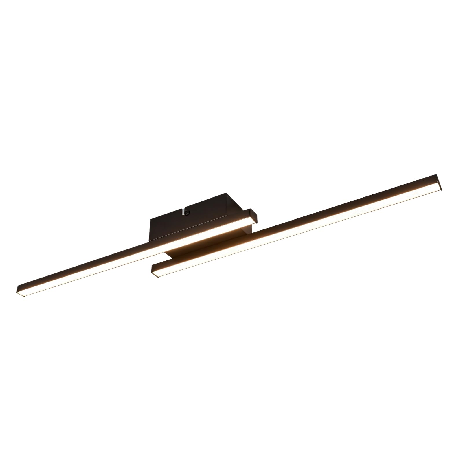 LED Deckenlampe Schwarz Flurlampe 3ER Deckenleuchte Küchenlampe | 4000K Naturweiß12W Schlafzimmerlampe Modern für Küche Schlafzimmer Balkon Esszimmer Wohnzimmer
