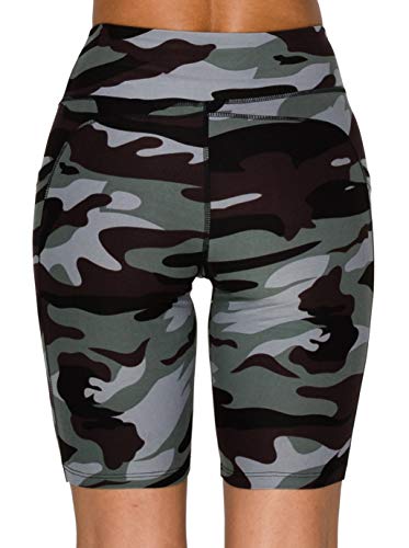 Image of ALWAYS Women's High Waist Bike Shorts - Athletic Workout Tummy Control Stretch Running Yoga Pants