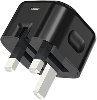 USB C Fast Charger Plug For iPhone 15/15 Plus/15 Pro/15 Pro Max/14/14 Plus/14 Pro/14 Pro Max/13/13 Pro/13 Pro Max/13 Mini/12/12 Pro/12 Pro Max/12 Mini/11/11 Pro/SE 2022 20W PD Phone Charger (BLACK)