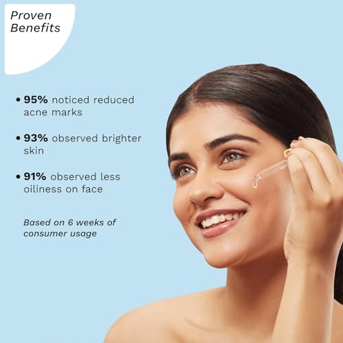 Image of Pilgrim 10% Niacinamide Face Serum For Acne Marks 10ml (Pack of 2) | Fades Blemishes & Dark Spots | Oil Control | Brightens & Evens Skin Tone | All Skin Types | Women & Men
