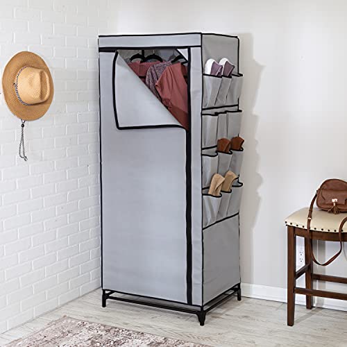 Honey-Can-Do WRD-09194 27-Inch Wide Portable Wardrobe Closet thumb #1