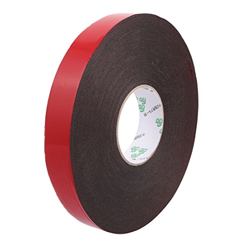 Aexit 30mmx1mm 30M Electrical equipment Length PE Foam Sponge Tape Double Side Adhesive Marking Tool