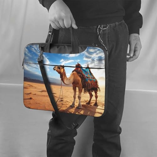 Maletín para portátil de 14 pulgadas Camel azul cielo miniatura 6