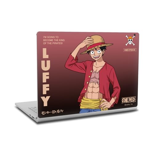 Autocollant One Piece Luffy résout les rayures sur votre Microsoft Surface Book 2