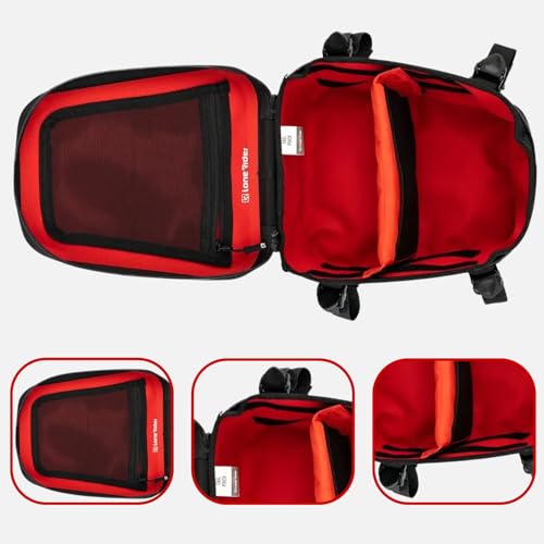 Alforja trasera para motocicleta 8 L - Bolsa impermeable semirrígida para equipaje miniatura 3