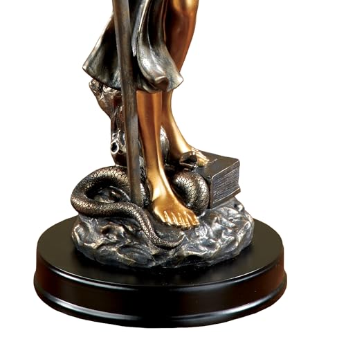 Estatua de mesa Themis Justicia Ciega en Bronce miniatura 5