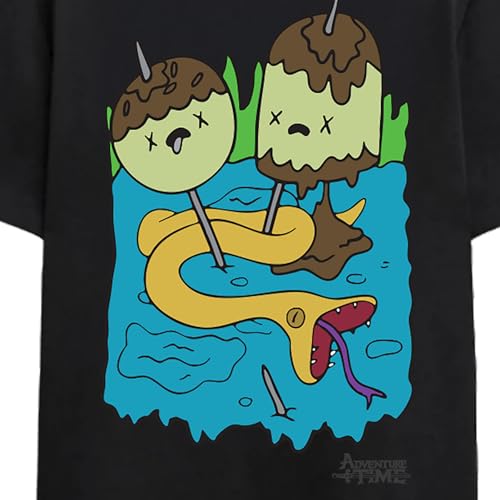 Adventure Time Princess Bubblegum's Rock T-Shirt Men's Black Short Sleeve Tee2