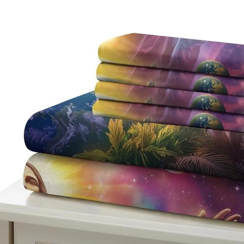 Parure Jésus 3D en microfibre douce avec fermeture éclair invisible - 6