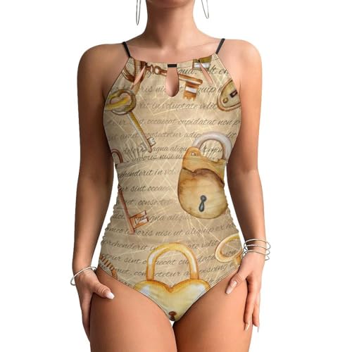 Maillot de bain gainant rétro une pièce pour effacer les rondeurs du ventre avec élégance