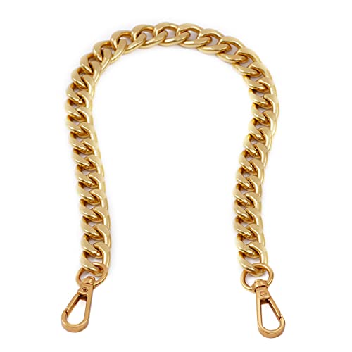 Tamanho médio Fabuloso Metal Ombro Crossbody Alça Bolsa de Substituição Corrente Acessórios (45 cm, Ouro Antigo)