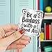 3Pcs Be a Badass with a Good Ass Sticker Funny Motivational Fitness Gift for Gym Workout Be a Badass with a Good Ass Stickers Strong Women Car Decal for Laptop Bottle Notebook Toolbox Hard Hat 3
