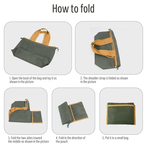 DHSWNNG Einkaufstasche Faltbar, Falttasche mit Kordelzug Wiederverwendbare Shopping Bag Tragbare Tragetasche Waschbar Einkaufstaschen für Einkaufen Reise (47X35cm)