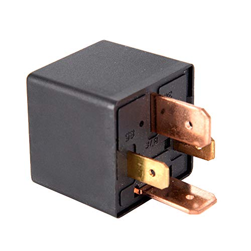 ESUPPORT 5Pack Relé Automotriz de Alta Resistencia DC 12V 80A 4Pin SPST miniatura 5