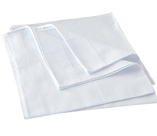 Rds Hankytex 452-HIGH Men'S Handkerchiefs,100% Soft Cotton,White Hankie Pack Of 12 Pieces thumb #1