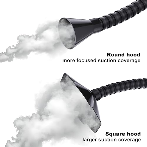 Image of Fumeclear Fume Extractor Silicone Hood 50mm Diameter, High Heat Resistance, Suitable for Laser Engraving and Soldering