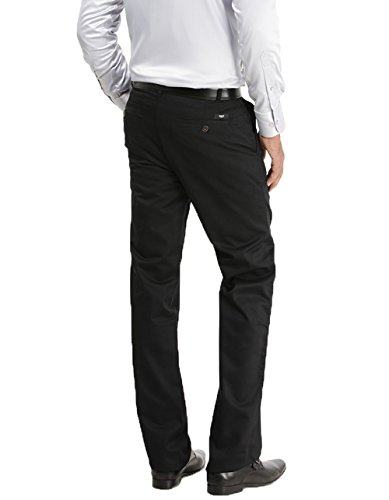 Image of BASICS Premium Cotton Stretch Formal Trousers for Men | Office Pants