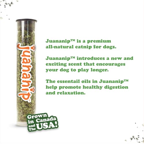 Image of Doggijuana Tuffer Chewer Dog Toy, Werewolf | Fall Plush, Squeaky | Squeaky plush dog toy with calming Juananip catnip inside; eases anxiety, stress & boredom; durable interactive chew toy