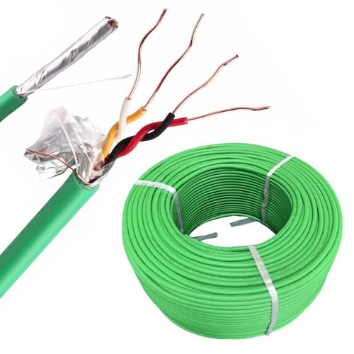 Cable de 4 núcleos apantallado 0,8 mm² de PVC retardante de llama para HVAC 280FT