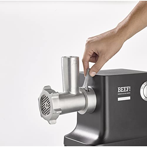 Caso-FW-2000-Beef-Edition-Picadora-de-Carne-Acero-Inoxidable-Carcasa-de-Aluminio-Fundido-Cuchillas-refinadas-de-Titanio-3-Velocidades-Negro