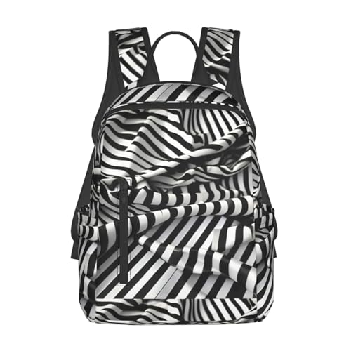 Sac à dos imprimé zèbre pour le travail les voyages et le shopping