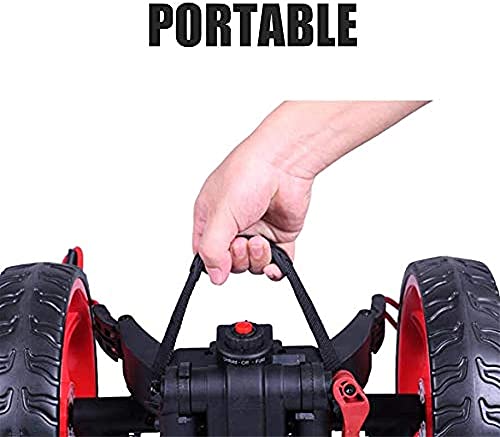 Carrito-de-Golf-Carros-de-Golf-Golf-Plegable-electrico-Carro-de-Empuje-y-traccion-de-4-Ruedas-con-portavasos-Mango-de-Empuje-Ajustable-Un-Segundo-para-AbrirCerrar-carritos-de-Golf
