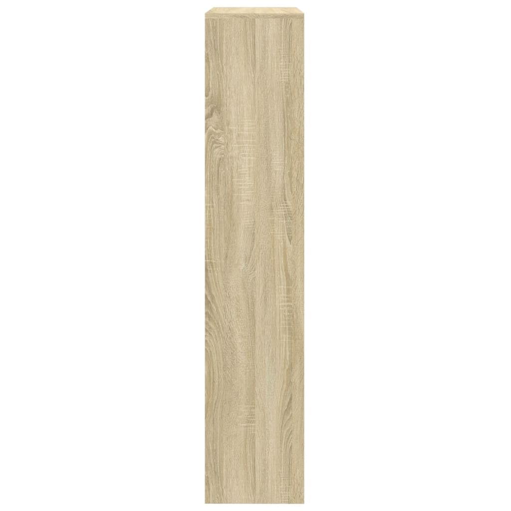 Generisch Raumteiler-Bücherregal 4 Stufen Sonoma-Eiche 143,5x29x143,5 cm,Möbel,Regalsysteme,Bücherregale Bücherschränke-857996