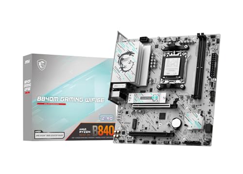 Placa Mãe MSI B840M GAMING WIFI6E (AM5/2xDDR5/HDMI/DisplayPort/M.2/USB 3.2)