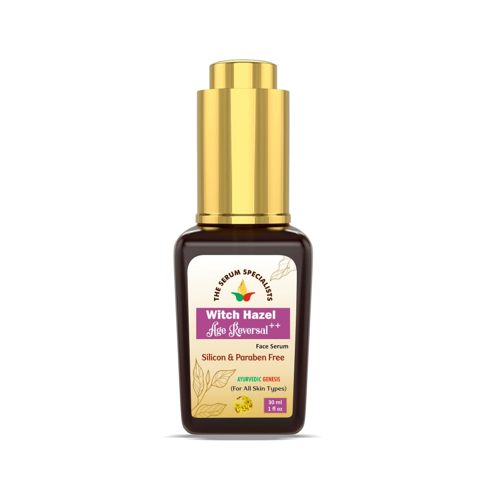 Image of Witch Hazel Face Serum - Balances & Clarifies Skin | Enriched with Witch Hazel Extract | Tightens Pores & Soothes Irritation | All Skin Types - 30ml