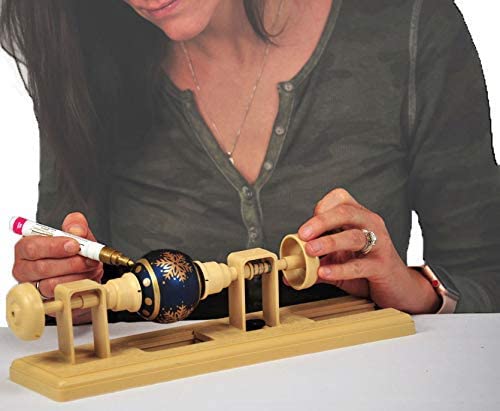 Ornament And Egg Decorating Craft Lathe For Creating Easy, Precise Easter Egg And Christmas Ornament Designs. Gentle Enough For Blown Eggs And Glass Ornaments. #TOP1