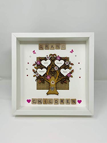 Personalised Grandchildren Scrabble Family Tree - Up To 14 Names - GSC 1 — photo 5