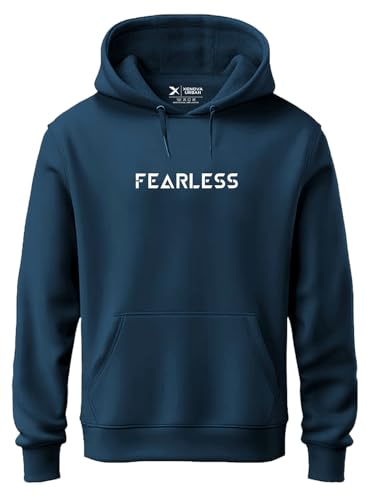Image of XENOVAURBAN Hoodie for Men /Women | Unisex fit Cotton Fleece Hooded Sweatshirt - FEARL1